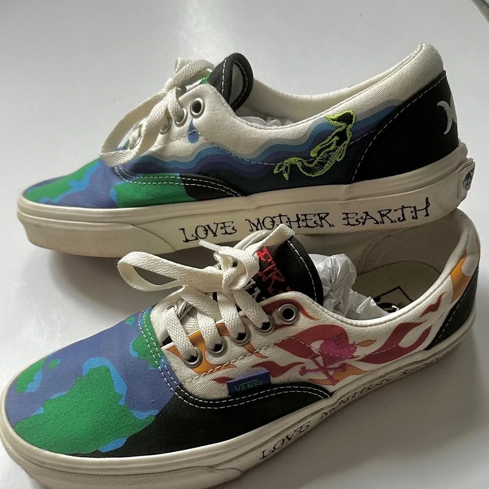 Vans Era Love Mother Earth Multi Color Canvas Low‎ Top Sneakers VN0A4BV418P